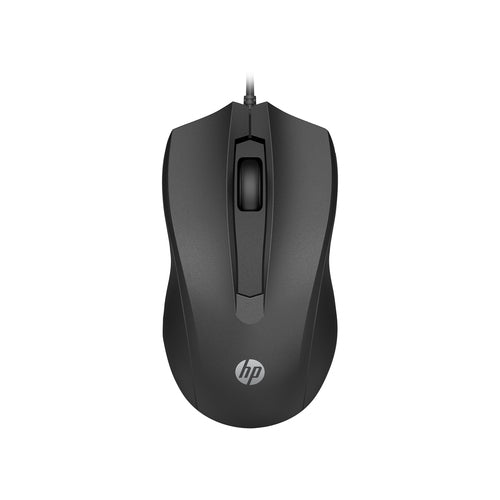 HP 105 BLK Wired mouse Office Ambidextrous USB Type-A Optical 1600 DPI