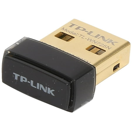 TP-LINK TL-WN725N Nano Wireless N150 Adapter 150Mbps IEEE 802.11b/g/n WEP WPA / WPA2 Plug & Play in Windows 10 (32 bit & 64 bit)