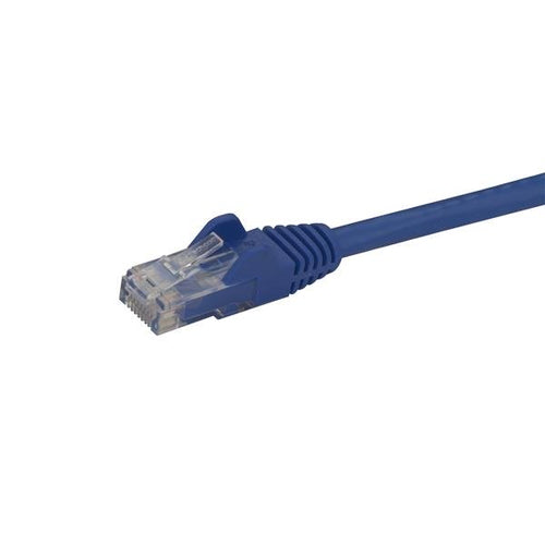 StarTech.com 25ft CAT6 Ethernet Cable - Blue CAT 6 Gigabit Ethernet Wire -250MHz 100W PoE RJ45 UTP Network/Patch Cord Snagless w/Strain Relief Individually Tested