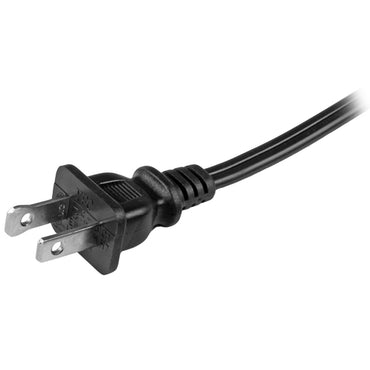 StarTech.com 6ft (2m) Laptop Power Cord, NEMA 1-15P to C7, 10A 125V, 18AWG, Laptop Replacement Cord, Printer Power Cable, Laptop Charger Cord, Laptop Power Brick Cord - UL Listed