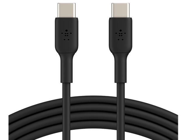 Belkin BoostCharge USB-C to USB-C Cable (1M/3.3ft) for iPhone 16 iPhone 16 Pro Samsung Galaxy S25 S24 Pixel 9 & 8 iPad Pro Nintendo Switch 2 Carplay & More – Black