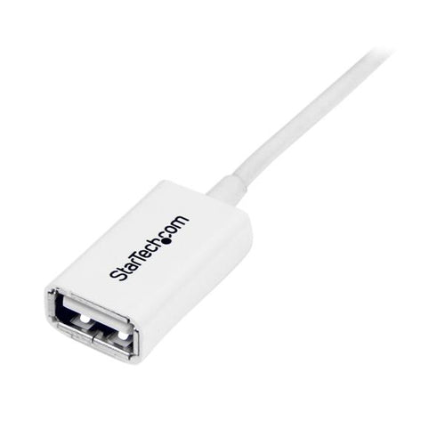 StarTech.com 1m White USB 2.0 Extension Cable A to A - M/F