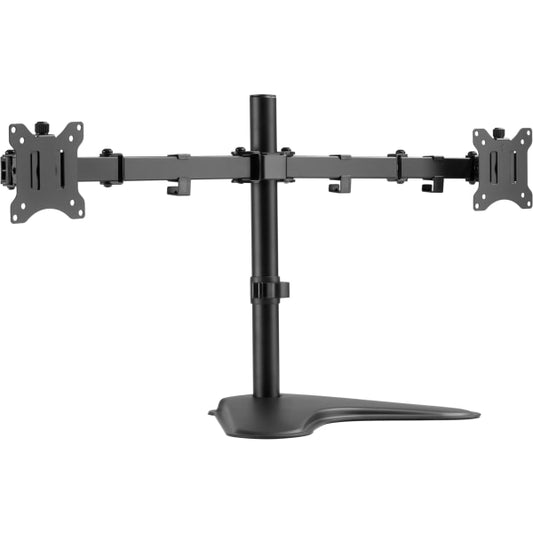 Amer Networks Dual Articulating Arm Monitor Stand Black