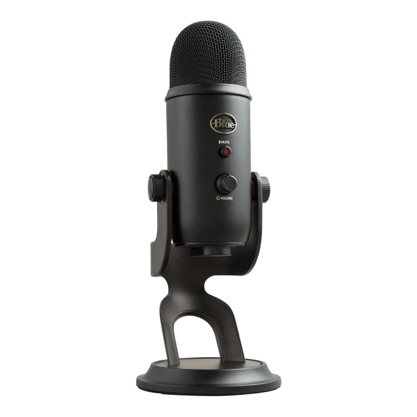 Blue Yeti USB Microphone for PC Mac Gaming Recording Streaming Podcasting Plug and Play Blackout