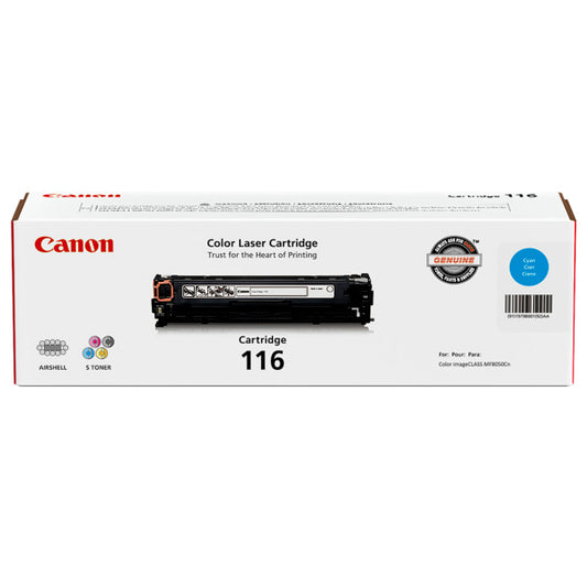 Canon CRG116 Toner Cartridge - Laser - Cyan