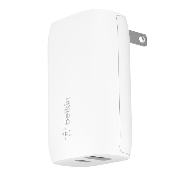 Belkin Mobile WCB007DQWH 37 watts Dual Wall Charger with PPS