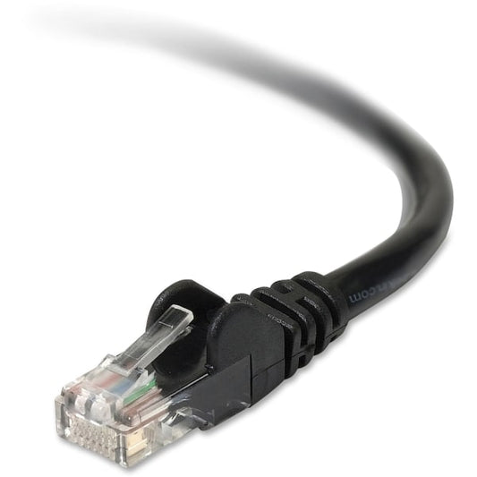 Belkin A3L980-10-BLK-S 10 ft. Cat 6 Black Network Cable