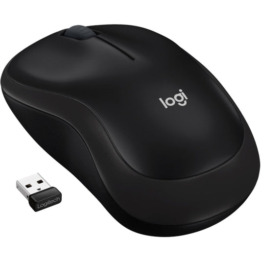 Logitech M185 Wireless Mouse 2.4GHz with USB Mini Receiver 12-Month Battery Life 1000 DPI Optical Tracking Ambidextrous PC/Mac/Laptop