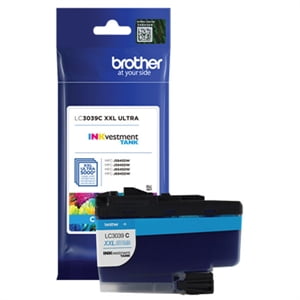 Brother ULTRA HIGH YIELD INKvestment CYAN INK FOR MFCJ5845DW/ MFCJ5945DW/ MFCJ6545DW LC3039CS