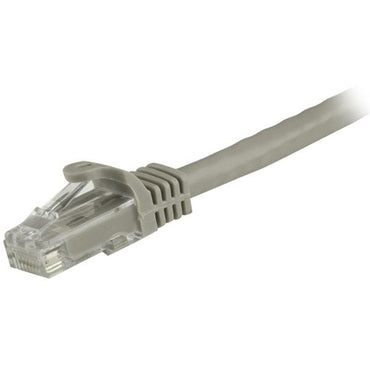 StarTech.com 20ft CAT6 Ethernet Cable - Gray CAT 6 Gigabit Ethernet Wire -250MHz 100W PoE RJ45 UTP Network/Patch Cord Snagless w/Strain Relief Individually Tested
