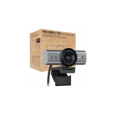 Logitech BRIO 705 Webcam - 8.5 Megapixel - USB Type C - 4K - 4096 x 2160 Video - STARVIS Sensor - Auto-focus - 90° Angle - Clip - 4x Digital Zoom - Microphone - Windows 10 macOS 10.15