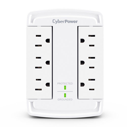 CyberPower CSB6WS surge protector White 6 AC outlet(s) 125 V 1.8 m