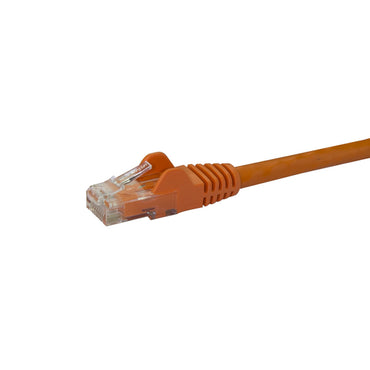 StarTech.com 7ft CAT6 Ethernet Cable - Orange CAT 6 Gigabit Ethernet Wire - 250MHz 100W PoE RJ45 UTP Network/Patch Cord Snagless w/Strain Relief Individually Tested