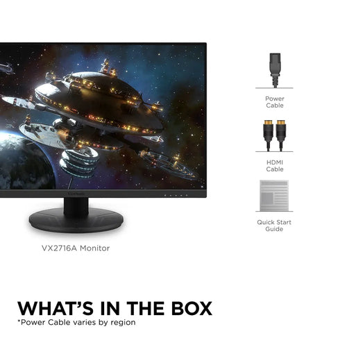 Viewsonic VX Series VX2716A computer monitor 68.6 cm (27") 1920 x 1080 pixels Full HD LCD Black