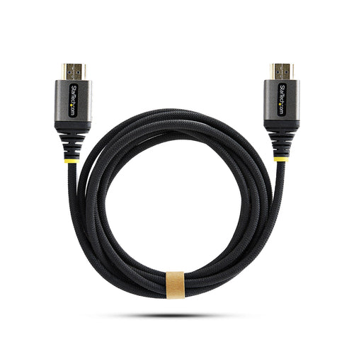 StarTech.com 10ft (3m) Premium Certified High Speed HDMI Cable, Ultra Flexible HDMI Cable, 4K 60Hz/1440p 144Hz w/HDR10/ARC, 18Gbps, High Flex Braided HDMI Cord
