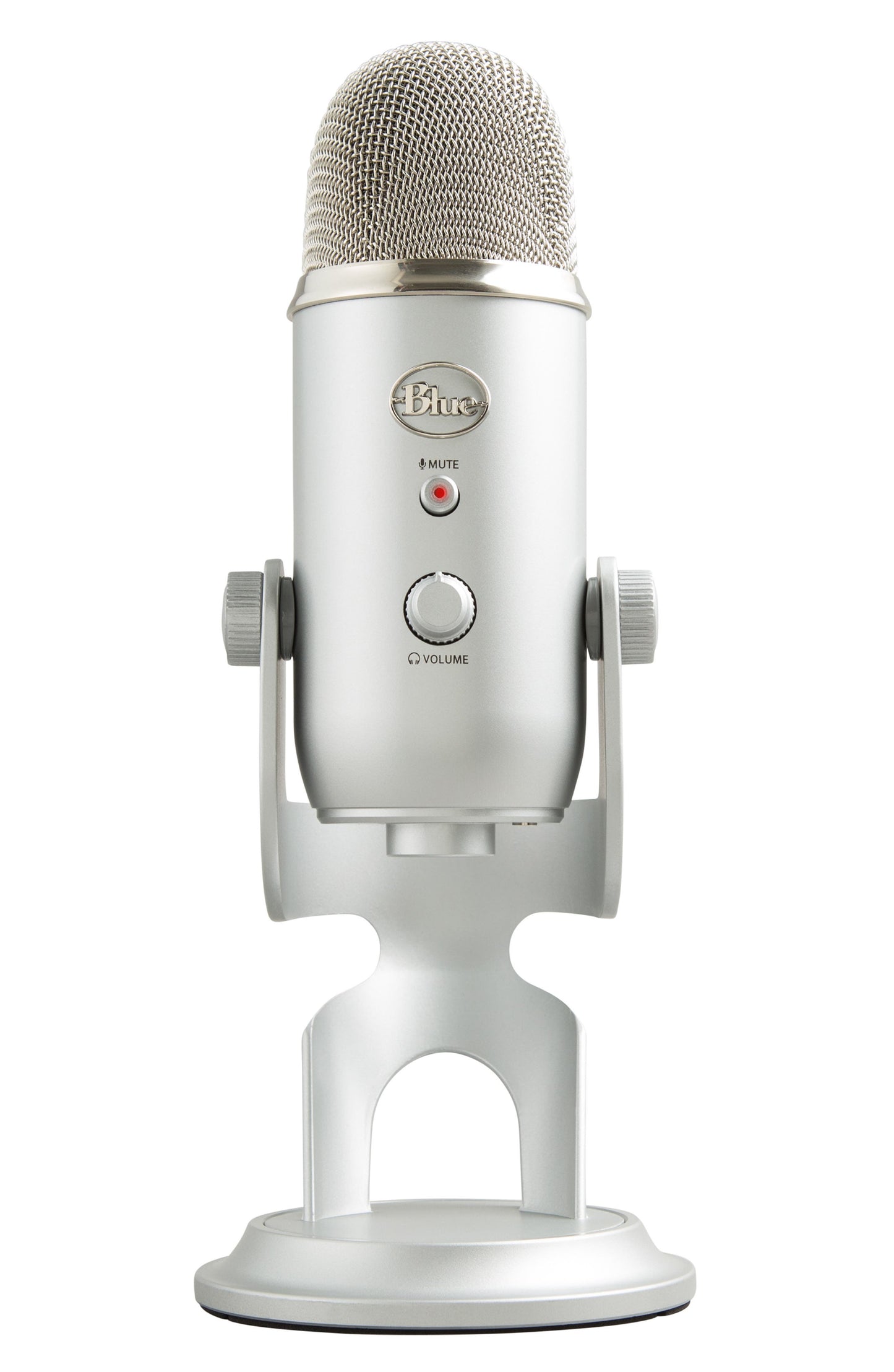 Blue Yeti USB Microphone for PC Mac Gaming Recording Streaming Podcasting Plug and Play Silver