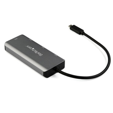 StarTech.com 4 Port USB C Hub w/ 2x USB A & 2x USB C - SuperSpeed 10Gbps USB Type-C 3.1/3.2 Gen 2 Hub - USB Bus Powered - Portable USB-C to USB Adapter Hub - Aluminum - 25cm(9.8") Cable~4 Port USB C Hub w/ 2x USB A & 2x USB C - SuperSpeed 10Gbps USB Type-C 3.2 Gen 2 Hub - USB Bus Powered - Portable USB-C to USB Adapter Hub - Aluminum - 9.8" (25cm) Cable