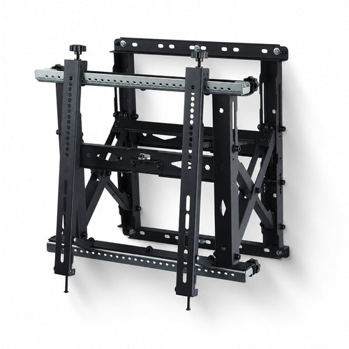 StarTech.com Video Wall TV Mount for up to 70-inch and 154lb (70kg) Displays, Landscape/Portrait Orientation, Bracket with Kickstand Design, Six-Point Adjustments