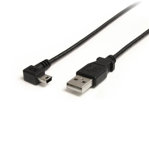 StarTech.com 3 ft Mini USB Cable - A to Right Angle Mini B