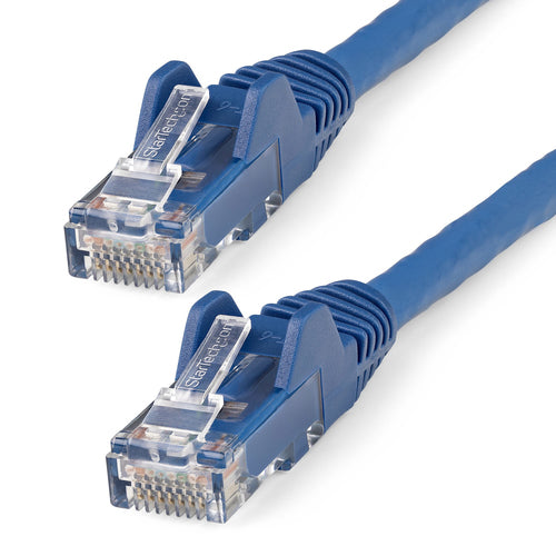 StarTech.com 7ft (2m) CAT6 Ethernet Cable - LSZH (Low Smoke Zero Halogen) - 10 Gigabit 250Mhz 100W PoE RJ45 UTP Network Patch Cord Snagless with Strain Relief - Blue CAT 6, ETL Verified, 24AWG