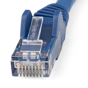 StarTech.com 3ft (90cm) CAT6 Ethernet Cable - LSZH (Low Smoke Zero Halogen) - 10 Gigabit 250Mhz 100W PoE RJ45 UTP Network Patch Cord Snagless with Strain Relief - Blue CAT 6, ETL Verified, 24AWG
