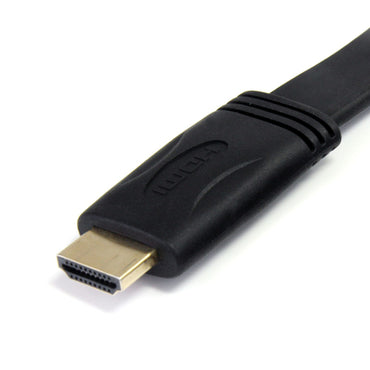 StarTech.com 7,6m (25 ft.) Flat High Speed HDMI Cable with Ethernet - Ultra HD 4k x 2k HDMI Cable - HDMI to HDMI M/M~25 ft Flat High Speed HDMI Cable with Ethernet - Ultra HD 4k x 2k HDMI Cable - HDMI to HDMI M/M