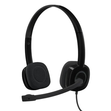 Logitech H151 Binaural Over-the-Head Stereo Headset Black