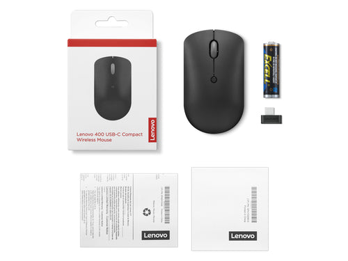 Lenovo 400 mouse Office Ambidextrous RF Wireless Optical 2400 DPI