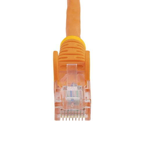 StarTech.com Cat5e patch cable with snagless RJ45 connectors – 6 ft, orange
