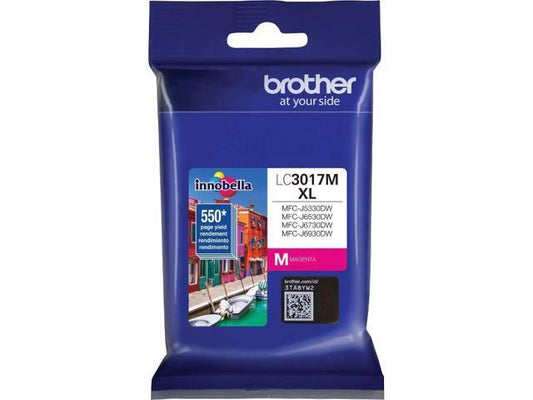 Brother LC3017 Magenta Ink Cartridge, High Yield. LC3017MS