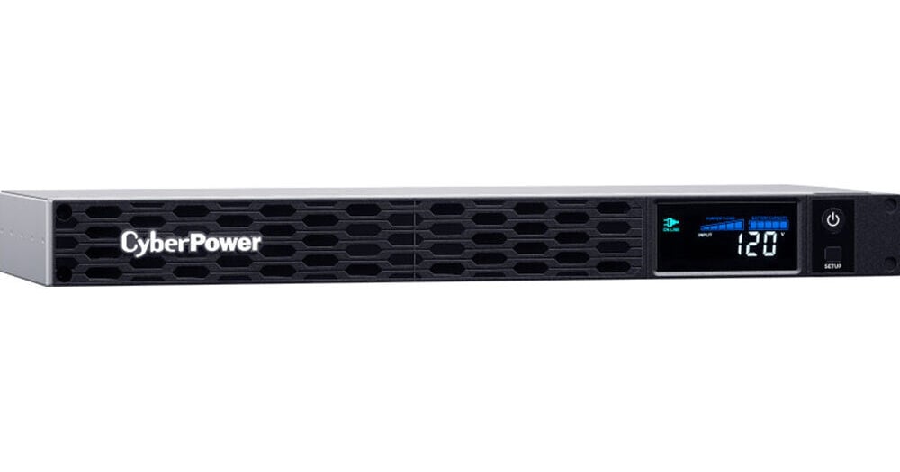 CyberPower PFC Sinewave UPS Series CP700PFCRM1U 700 VA 400 Watts 6 Outlets UPS Systems