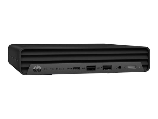 HP Elite Mini 800 G9 Desktop Computer - Intel Core i5 12th Gen i5-12500T - vPro Technology - 16 GB - 256 GB SSD - Mini PC - Intel Q670 Chip - Windows 11 Pro - Intel UHD Graphics 770 DDR5 SDRAM - Engli
