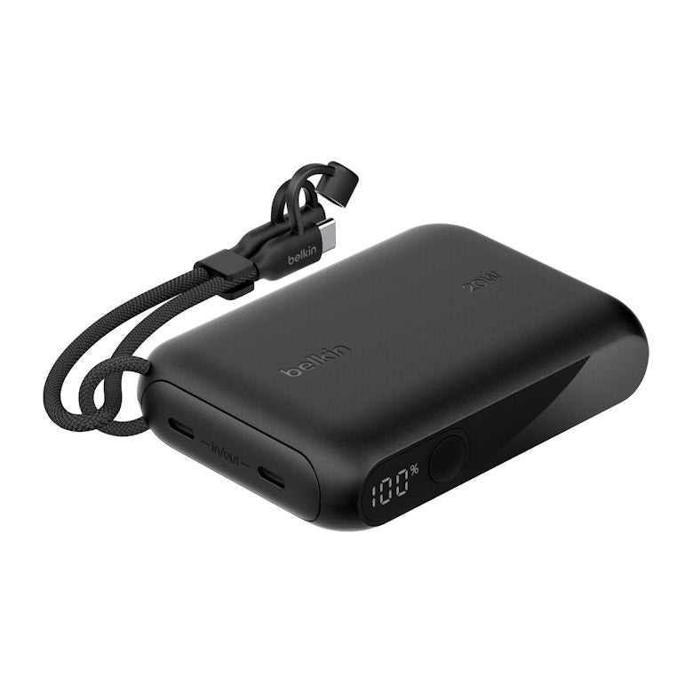 BPB027fqBK 10K Boostcharge Power Bank with Display - Black