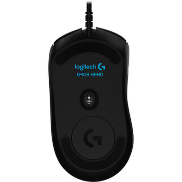 Logitech - G403 (Hero) Wired Optical Gaming Mouse - Wired - Black