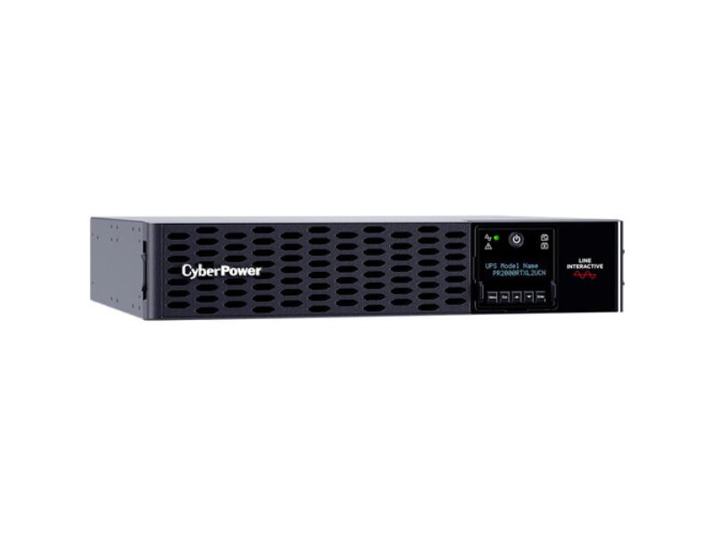 CyberPower PR2000RTXL2UCN Smart App Sinewave UPS Systems - 2000VA/2000W 120 VAC NEMA 5-20P 2U Rack / Tower Sine Wave 8 Outlets LCD PowerPanel® Business