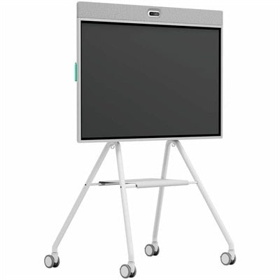 Logitech Rally Board 65 and Cart Bundle - Off-White