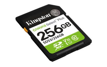 Kingston Technology 256GB SDXC Canvas Select Plus Gen3 150MB/s C10 UHS-I U1 V10