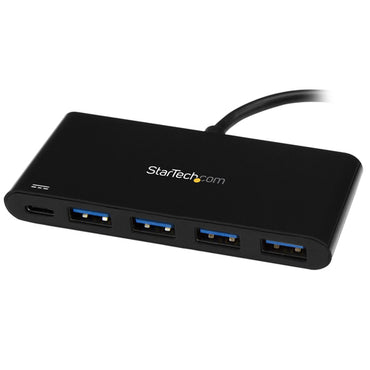 StarTech.com 4 Port USB C Hub with 4 USB Type-A Ports (USB 3.0 SuperSpeed 5Gbps) - 60W Power Delivery Passthrough Charging - USB 3.1 Gen 1/USB 3.2 Gen 1 Laptop Hub Adapter - MacBook, Dell~4 Port USB C Hub with 4 USB Type-A Ports (USB 3.0 SuperSpeed 5Gbps) - 60W Power Delivery Passthrough Charging - USB 3.2 Gen 1 Laptop Hub Adapter - MacBook, Dell