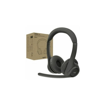 Logitech Zone 305 for Business Wireless Bluetooth Headset With Microphone for Google Meet Google Voice Zoom Compatible With Windows Mac Chrome Linux iOS iPadOS Android Black - Stereo - ...
