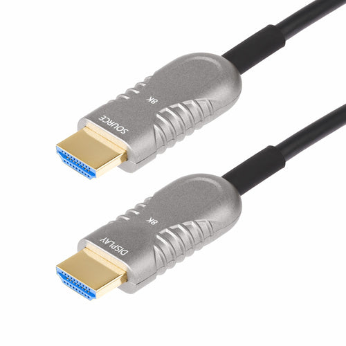 StarTech.com 100ft (30m) HDMI 2.1 Hybrid Active Optical Cable (AOC), CMP, Plenum Rated, 8K Ultra High Speed HDMI 2.1/2.0 Fiber Optic Cable, 48Gbps, 8K 60Hz/4K 120Hz, HDR10+/FRL/TMDS/eARC