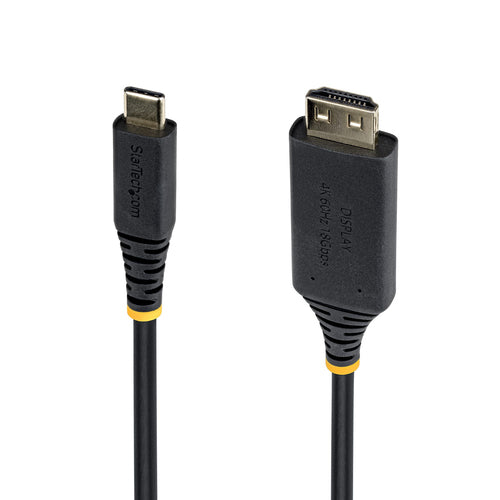 StarTech.com USB C to HDMI Adapter Cable 15ft, Gripping HDMI Connector, 4K 60Hz, Thunderbolt Compatible, HDR, Uni-Directional Cord for MacBook, Dell, HP, Lenovo