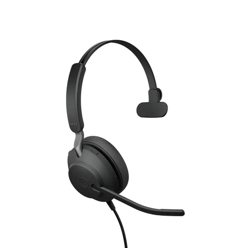 Jabra Evolve2 40 SE Headset Wired Head-band Calls/Music USB Type-C / USB Type-A Black