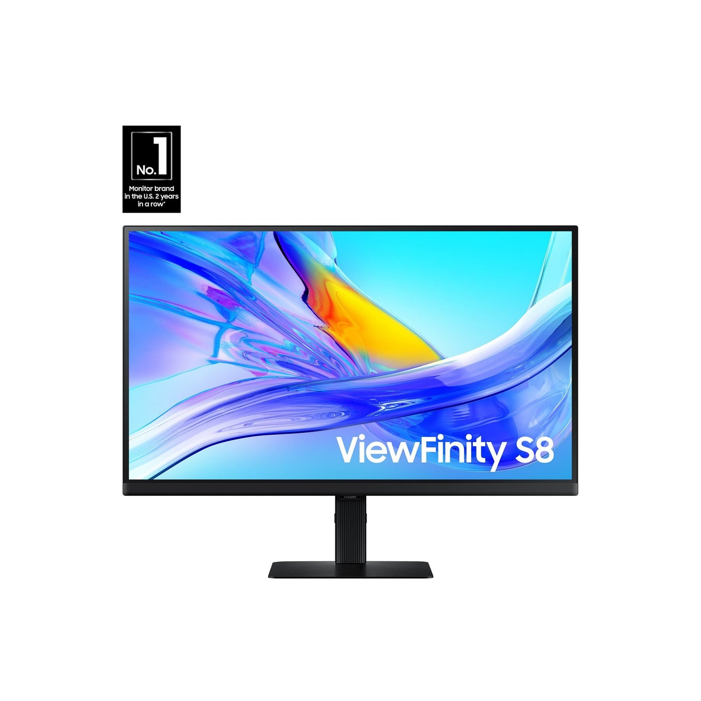 Samsung ViewFinity 32" S8 (S80UD) 4K UHD HDR10 High Resolution Monitor (USB Hub, USB-C, HMDI, DisplayPort) - Black