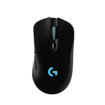 Logitech G703 LIGHTSPEED Wireless Gaming Mouse w/ HERO 25K Sensor LIGHTSYNC RGB POWERPLAY Compatible Lightweight 95g+10g Optional 100-25 600 DPI Rubber Side Grips