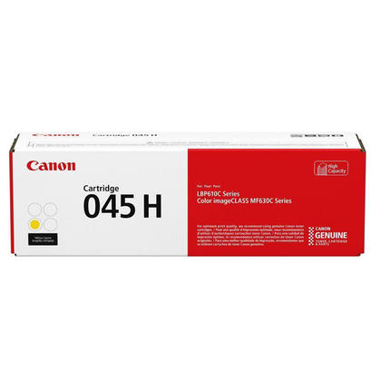 Canon Toner Cartridge 045 H Y Yellow 1243C002 (H Y Yellow)