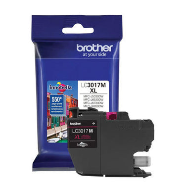 Brother LC3017 Magenta Ink Cartridge, High Yield. LC3017MS
