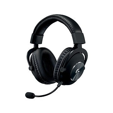 Logitech G PRO X Gaming Headset (2nd Generation) with Blue VO!CE DTS Headphone:X 7.1 and 50 mm PRO-G Drivers for PC Xbox One Xbox Series X|S PS5 PS4 Nintendo Switch Black