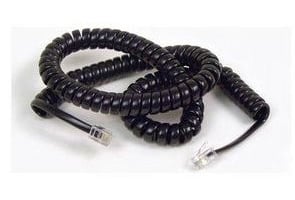 AT&T F8V101-12-BK Coiled Telephone Handset Cord 12 feet (3.7m)