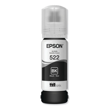 Epson 522 Single Ink Bottle - Black (T522120-S): High Yield Printer Ink