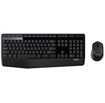 Logitech MK345 Wireless Combo with Full-Size Keyboard and Right-Handed Mouse -